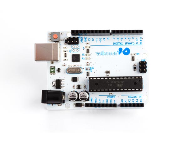 ATmega328 UNO udviklingsboard, Hvid