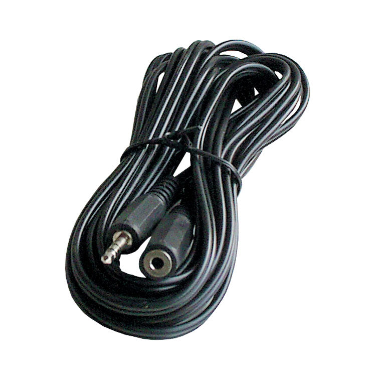 Audioforlængerkabel - 3,5mm st.JACK han/hun, skærmet (10m)
