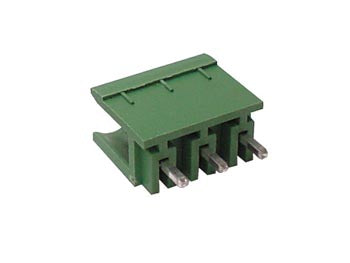 Printfatning til indstik skrueterminal - 3P han 5,08mm