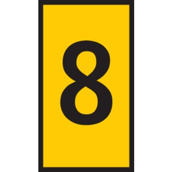 LEDNINGSMÆRKE 8 GUL W3