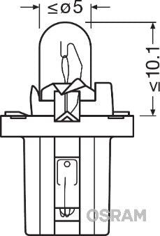 Osram Original Instrumentbelysning pære