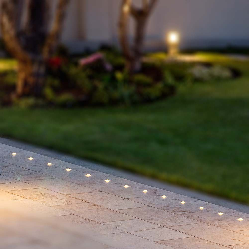 1W LED Nedgravningsspot - Lys 3000K, Sort - Effekt 1W, 50lm, RA80, IP67