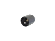 Kronefatning - E27, 10mm gevind, Sort 230VAC max 60W