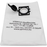 SPRiNTUS støvsugerposer for CRAFTIX, fleece, 5 stk.