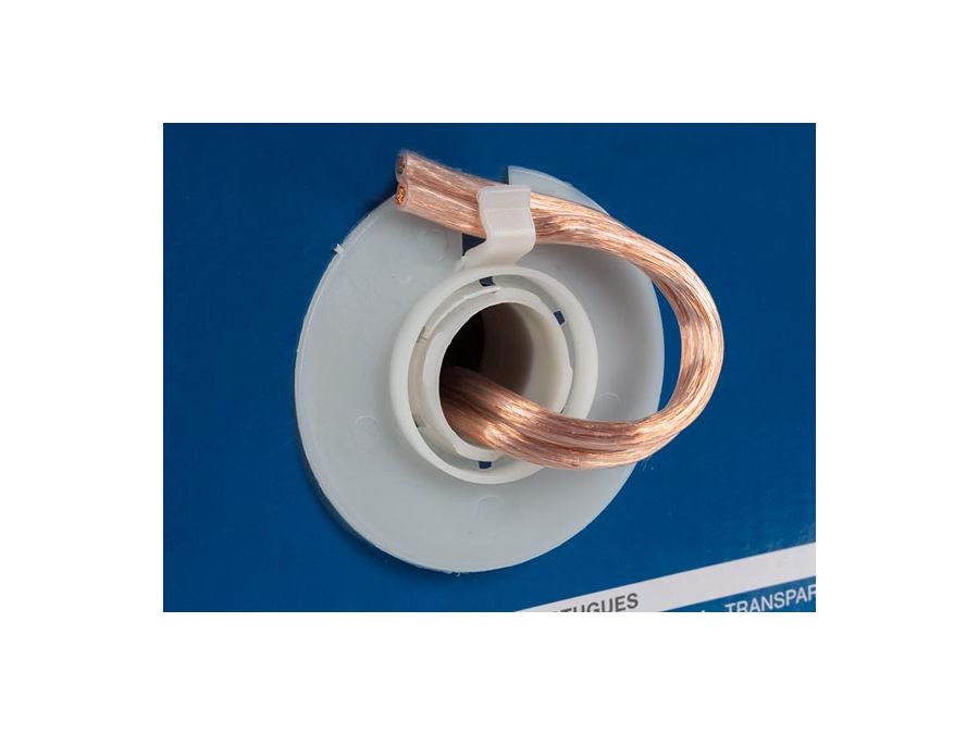 Højttalerledning - 2x4mm² OFC, Transparent (metervare)