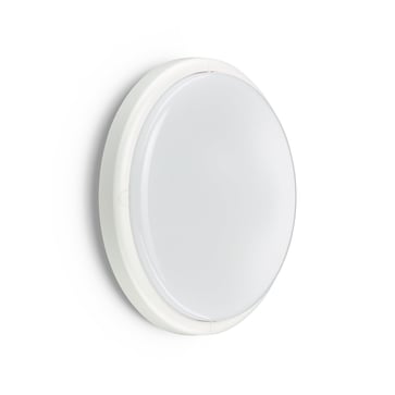 Ledinaire Væg WL070V, LED 19W 830, 1700 lumen, med sensor, hvid