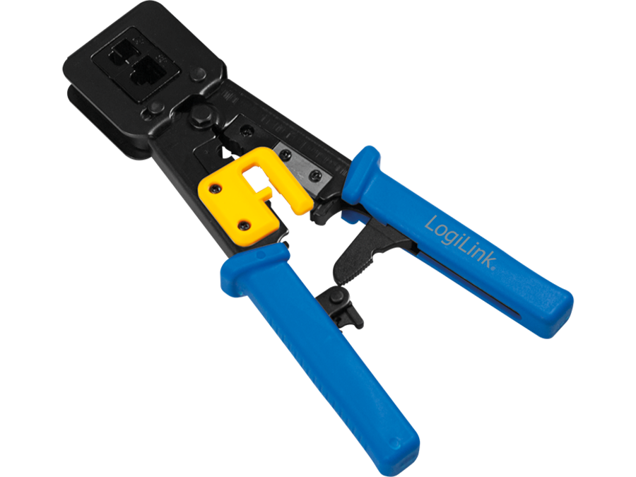 Modular krimptang til RJ11/12/45/EZ, m. pass through klipper