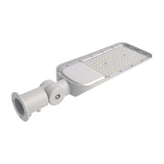 50W LED Vejlys med Fotocellesensor og Samsung Chip - Inkluderer Adapter - Lysfarve 6500K - Lysstyrke på 100lm/W