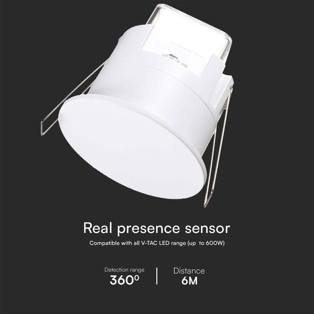 3M Reel Tilstedeværelsessensor med IP54 beskyttelse i Hvid Hus - 3 meters radius