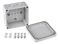 Plastkabinet grå IP66 (110x110x66mm)