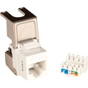 Konnektor Keystone Pro UTP Kat.6A RJ45 flip jack, bulk (150)