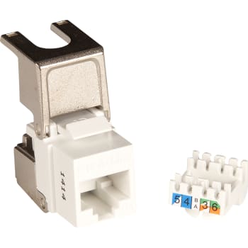 Konnektor Keystone Pro UTP Kat.6A RJ45 flip jack, bulk (150)