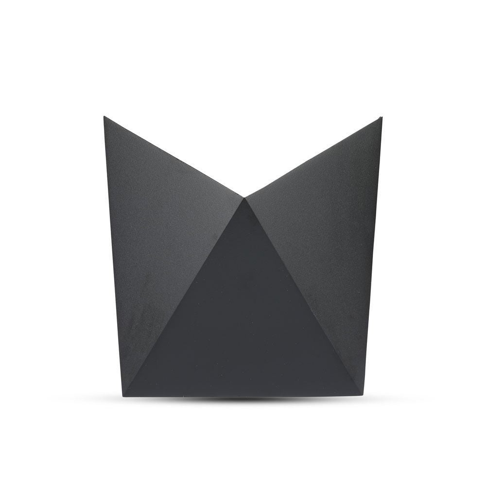 V-Tac 5W LED udendørs væglampe - IP65, inkl. lyskilde - sort (230V, 550lm, RA80)