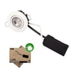 Luna Low profile 6-pack Downlight ISO Mat Hvid 2700K 350lm 6,2W Dæmpbar IP44