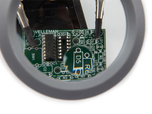 Hjælpende hånd - Holder m. 2 næb, luplampe +loddekolbestativ