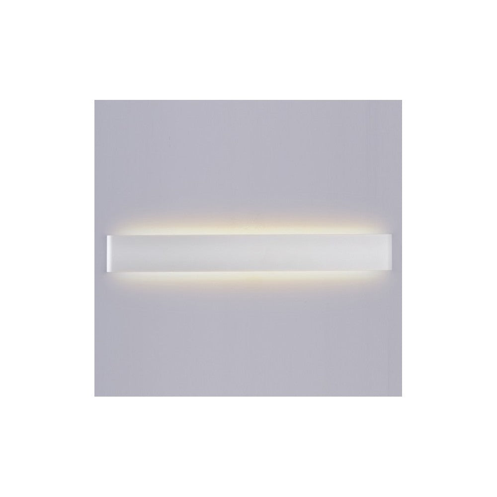 V-Tac 20W LED hvid aflang væglampe - Udendørs indirekte belysning, vandtæt (IP44), inkl. lyskilde