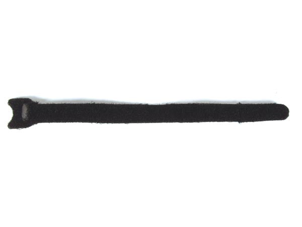 Velcro kabelstrips - 20,5cm sort (10 stk.)