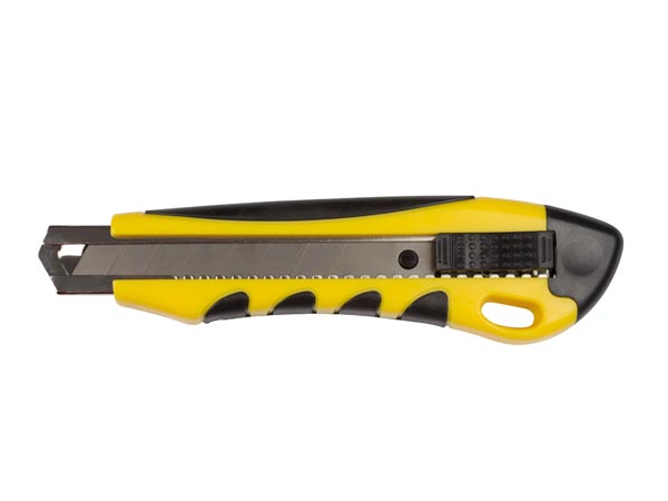 Kraftig hobbykniv m. sikkerhedslås - 18mm