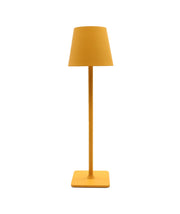 Opladelig LED bordlampe, Gul, touch dæmpbar