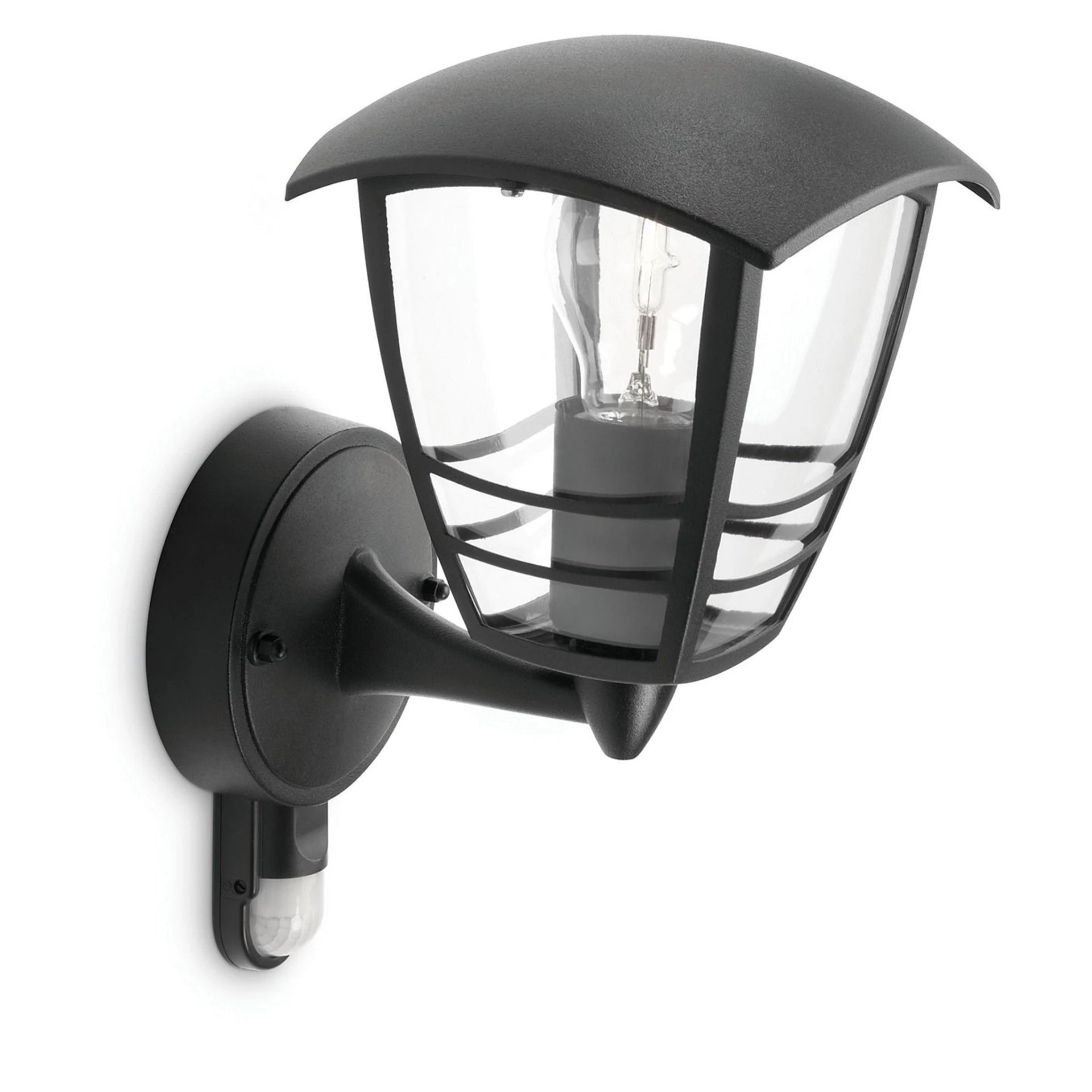 Creek IR wall lantern black 1x60W 230V