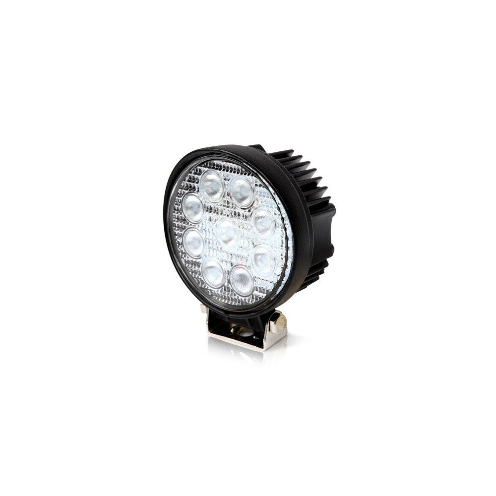27W LED arbejdslampe til bil, lastbil, traktor, trailer og udrykningskøretøjer - kold hvid - 12V / 24V - IP67