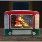 Glitter Radio. måler 17x13,5x7,5 cm 3xAA batterier. Med timer.