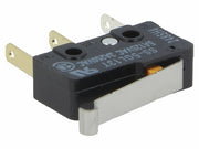 Mikroswitch m. kort arm - 5A/250V, ON-(ON) SPDT, 2,8mm spade