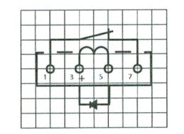 REED relæ, Single-In-line - 5V med diode (SIL)