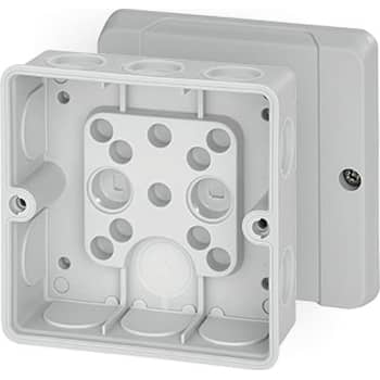 MEMBRANDÅSE 98X98MM 4MM² GRÅ