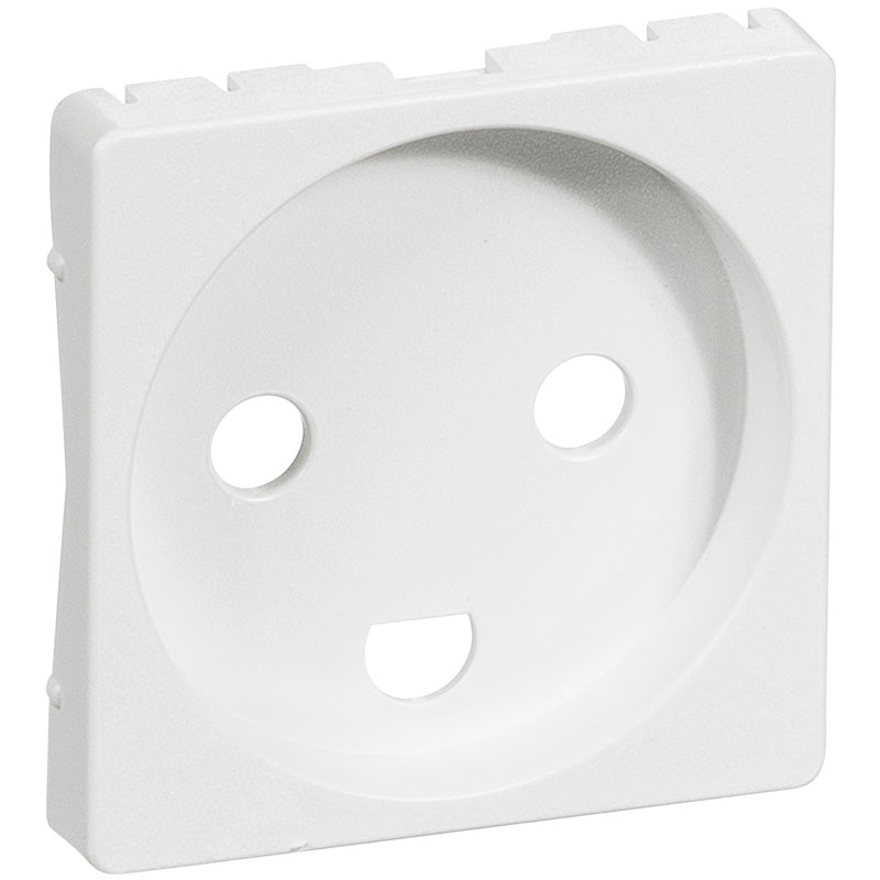 Fuga Afdækning for stikkontakt 1 modul hvid