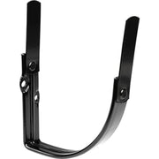 Plastmo konsoljern - halvrund 14" sort