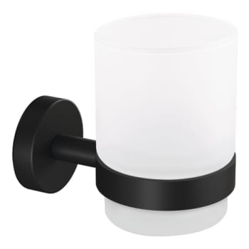 tesa® Moon tandkrus med holder sort - inklusive lim
