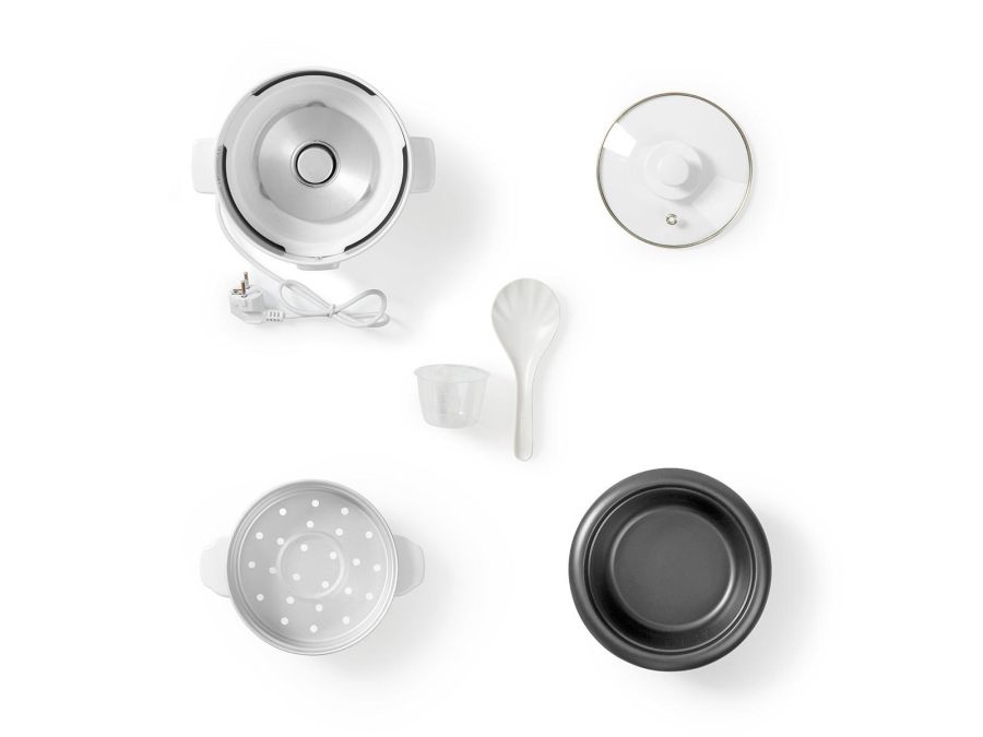 Riskoger - 300 Watt, 0,6L, Hvid