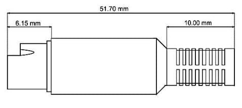 Mini-DIN stik - 8pol han