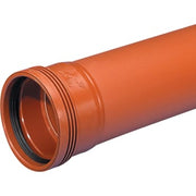 Wavin 110 x 250 mm PP-kloakrør m/muffe, klasse N SN4, EN 1852