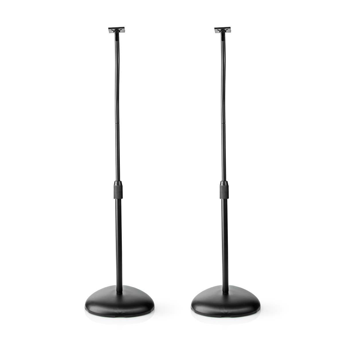 Universal Højttaler gulvstande, maks. 4,5kg, Sort (2 stk.)
