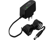 Netadapter - 12Vdc / 12W (1A), Sort (5,5/2,5mm stik)