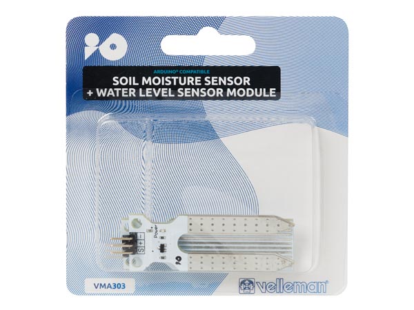Jordfugtigheds- og vandstandssensor til Arduino