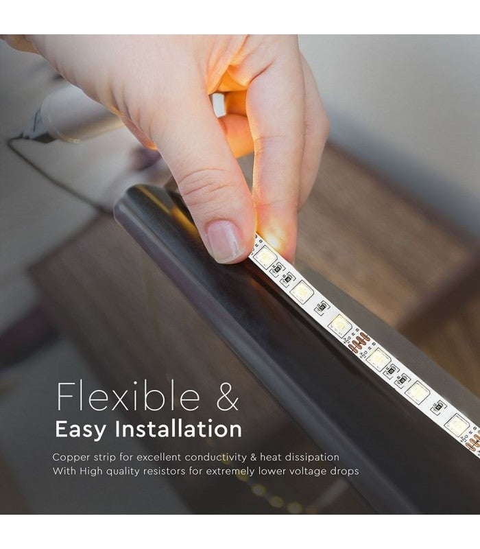 10,8W/m RGB LED strip - 5m, 60 LED pr. meter