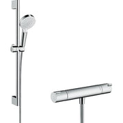 Hansgrohe Crometta Vario brusesæt med Ecostat 1001 CL termostat, krom