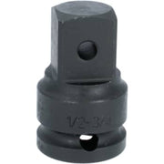 Tecos adaptor til krafttop, indv. 1/2" x udv. 3/4", med pinhul