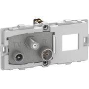 Fuga TD372E Slutdåse TV/R/Data+RJ45 2M uden afdækning