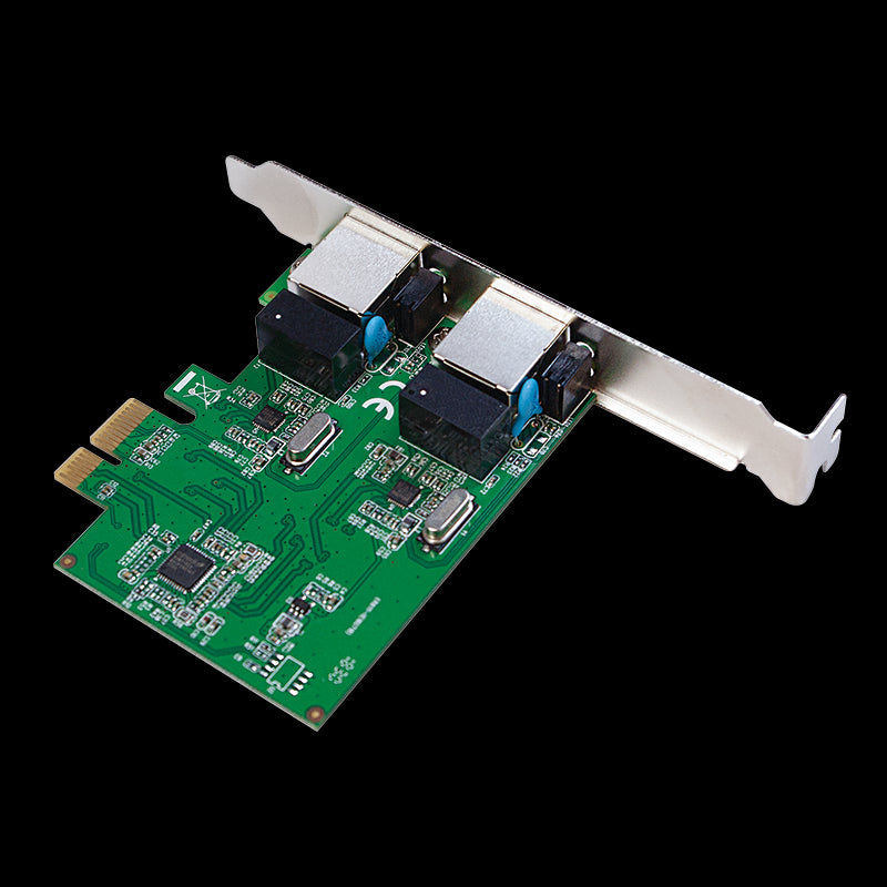 PCI-Express kort - 2 port Gigabit LAN
