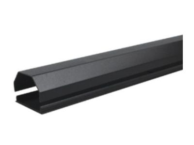 Alu. kabelkanal - 50 x 1100mm, SORT