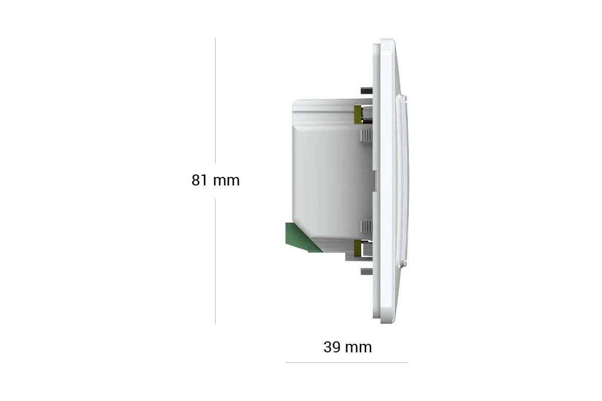 Thermostat Terneo-S Gulvtermostat m. føler - Hvid