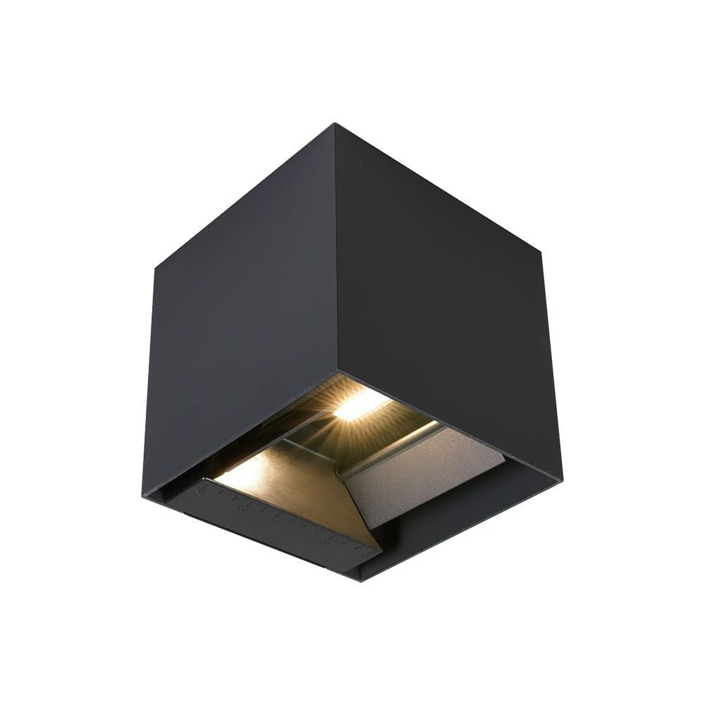 V-Tac 3W Solcelle væglampe LED - Sort, sensor, IP65, effekt 9W, 860lm, IP65.