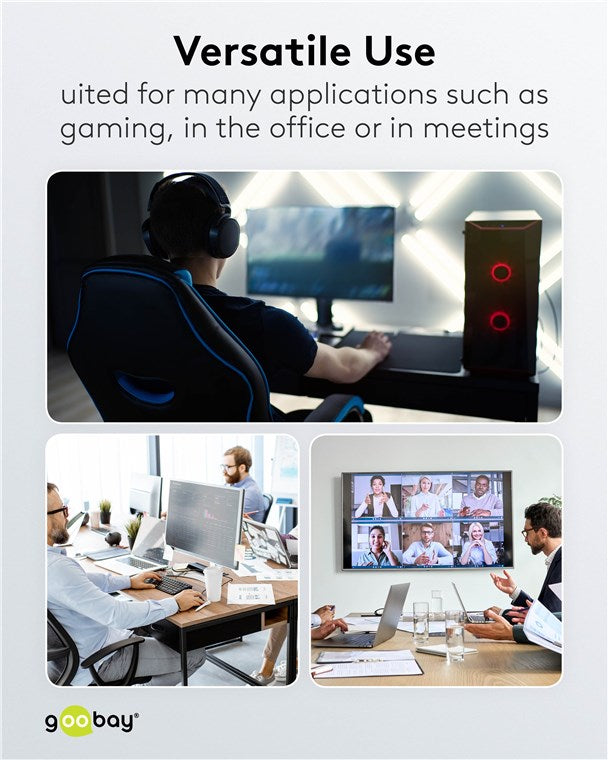 USB-C™ 3.1 til RJ45 netværkskabel, Hvid (1m)