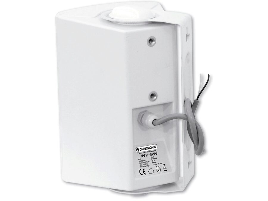 PA Væghøjttaler WP-3W, 100V system, 3" 15W, Hvid