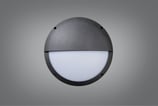 Ragner Halvskærm 13.5W LED on-off CCT 3000-3500-4000K med mikrobølgesensor IP65