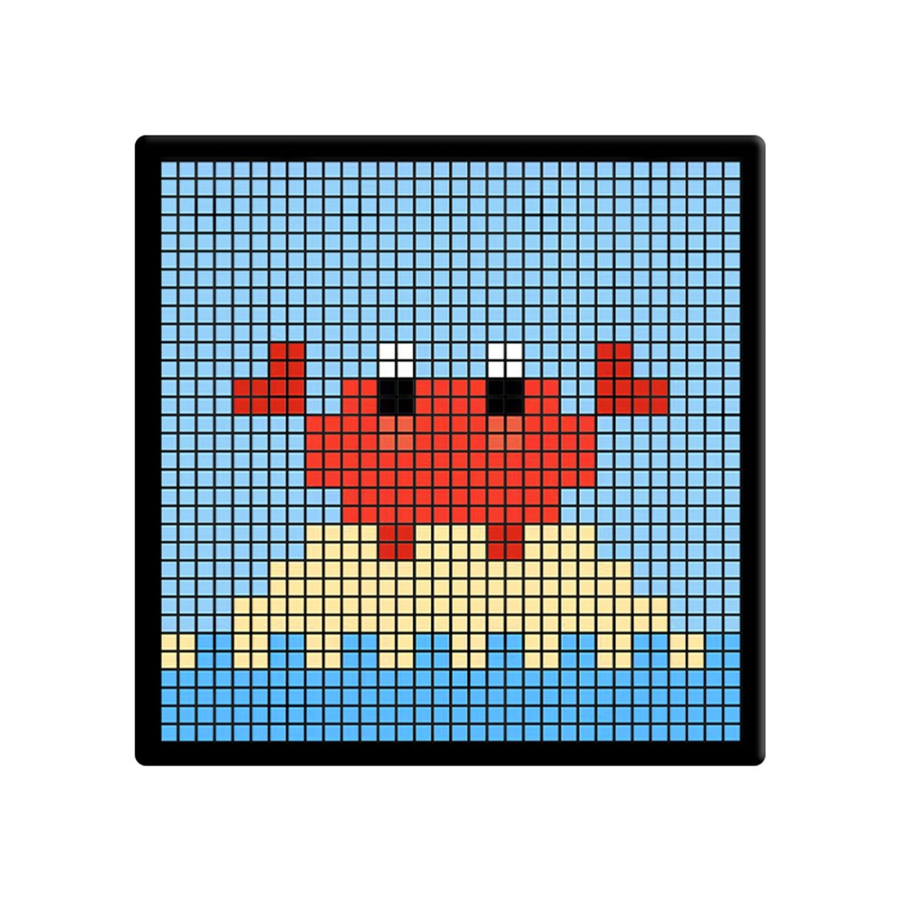 32x32 Pixel Bluetooth LED Display med 10W Effekt og 5V USB Input - Perfekt til brugervenlig visning og tilslutning.